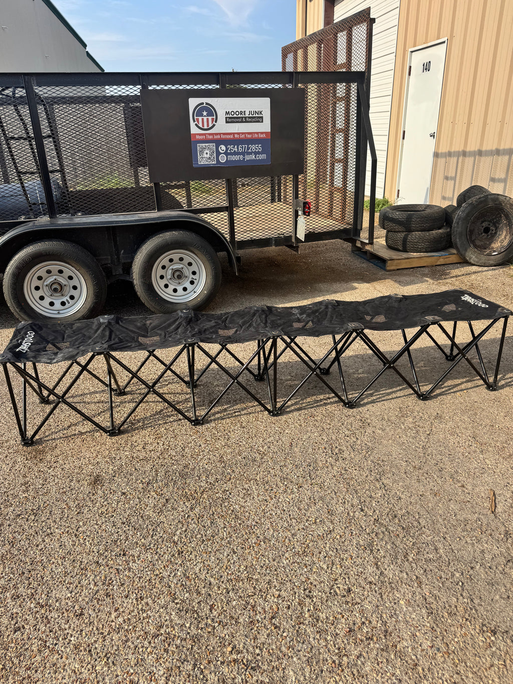 6 Seat Folding Bench