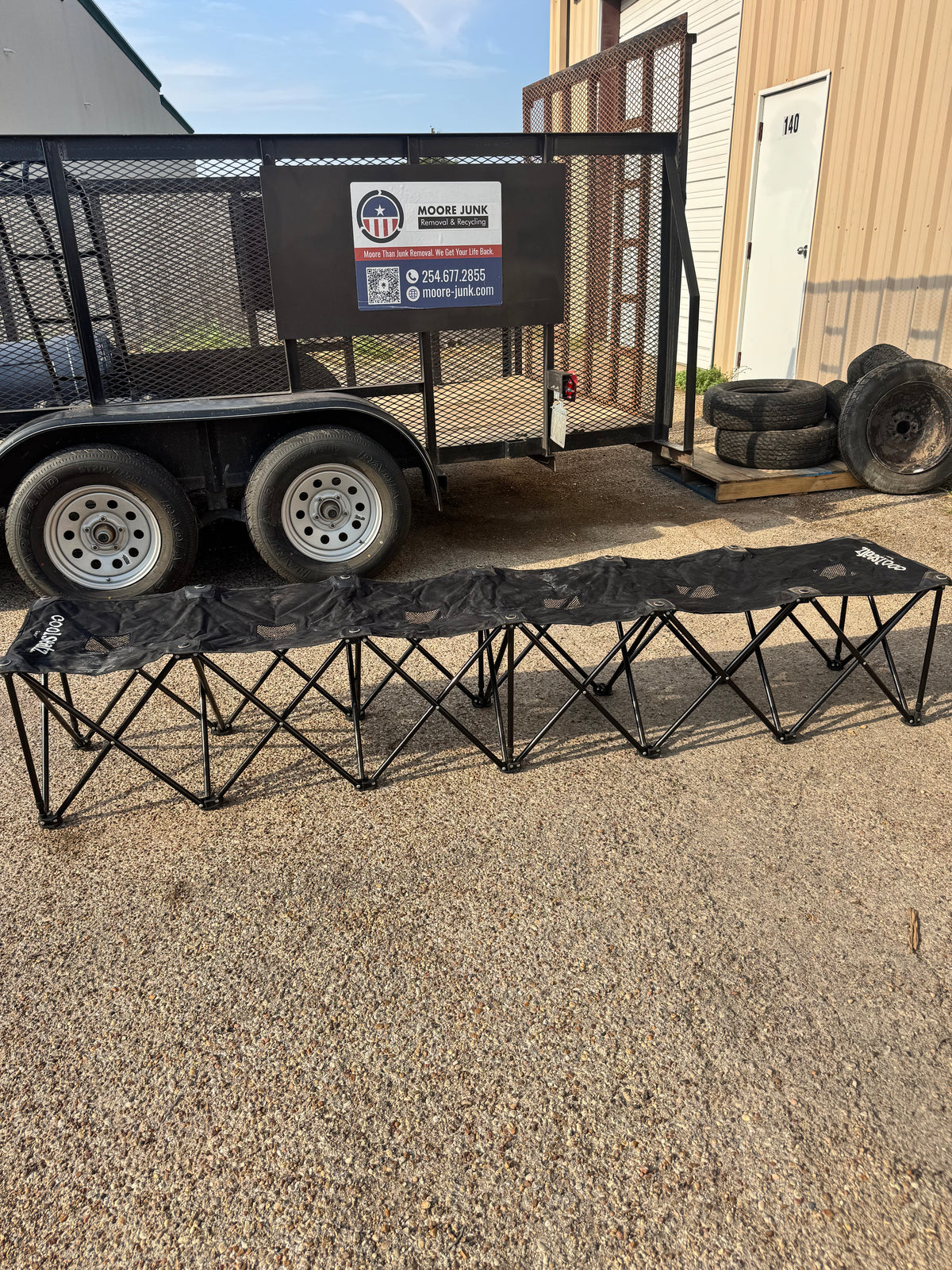 6 Seat Folding Bench