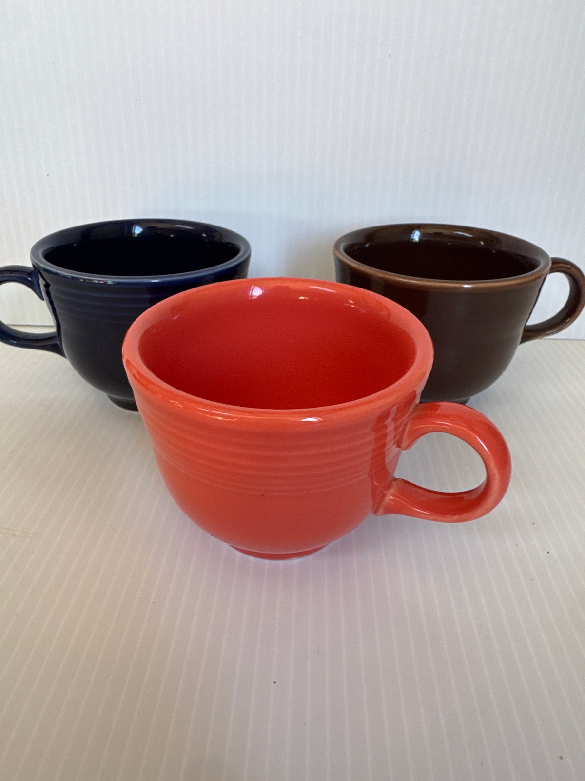 FIESTA WARE COFFEE CUPS 3ct