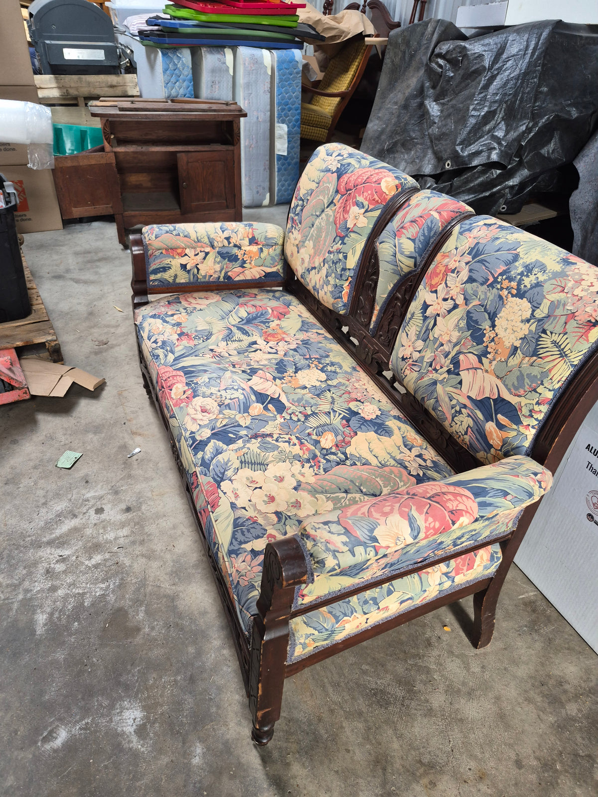 Antique settee circa 1890