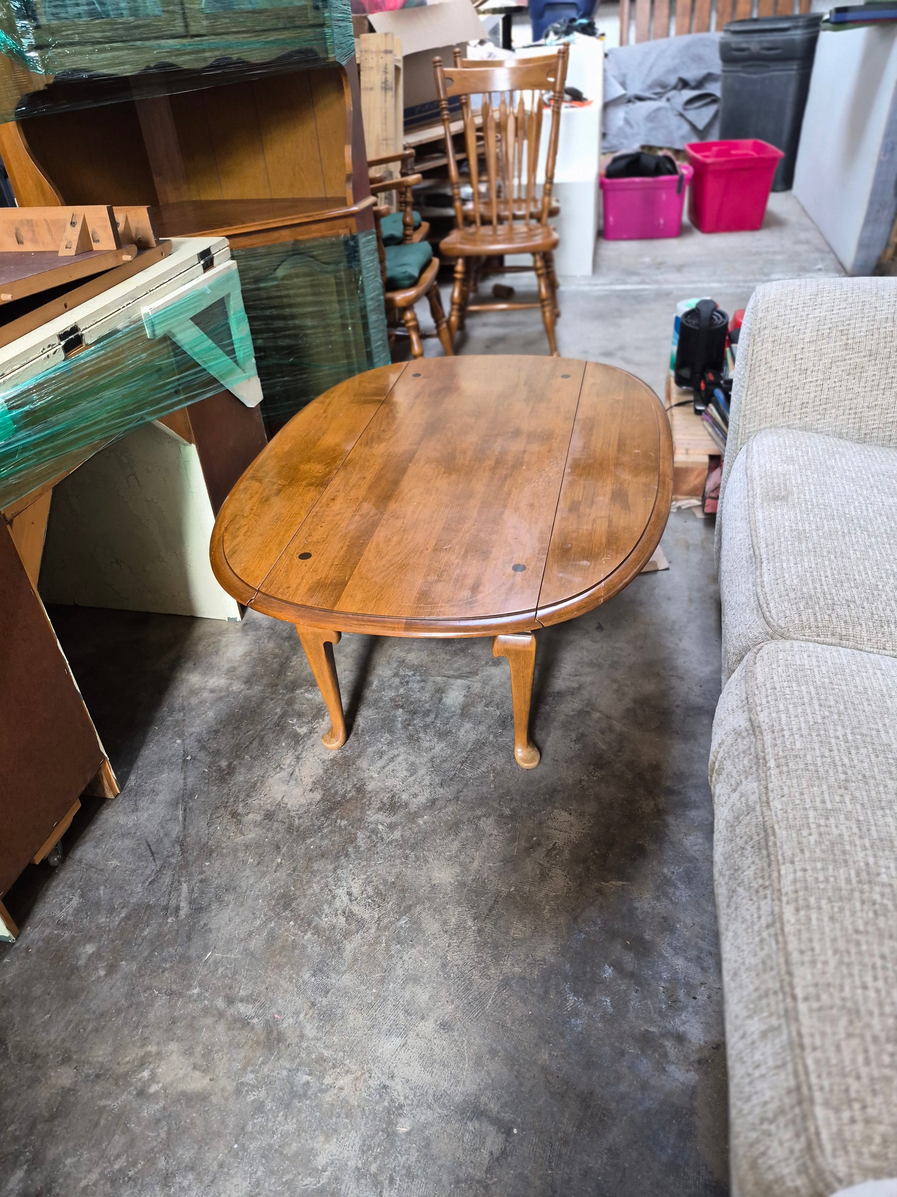 Ethan Allen drop leaf coffee table