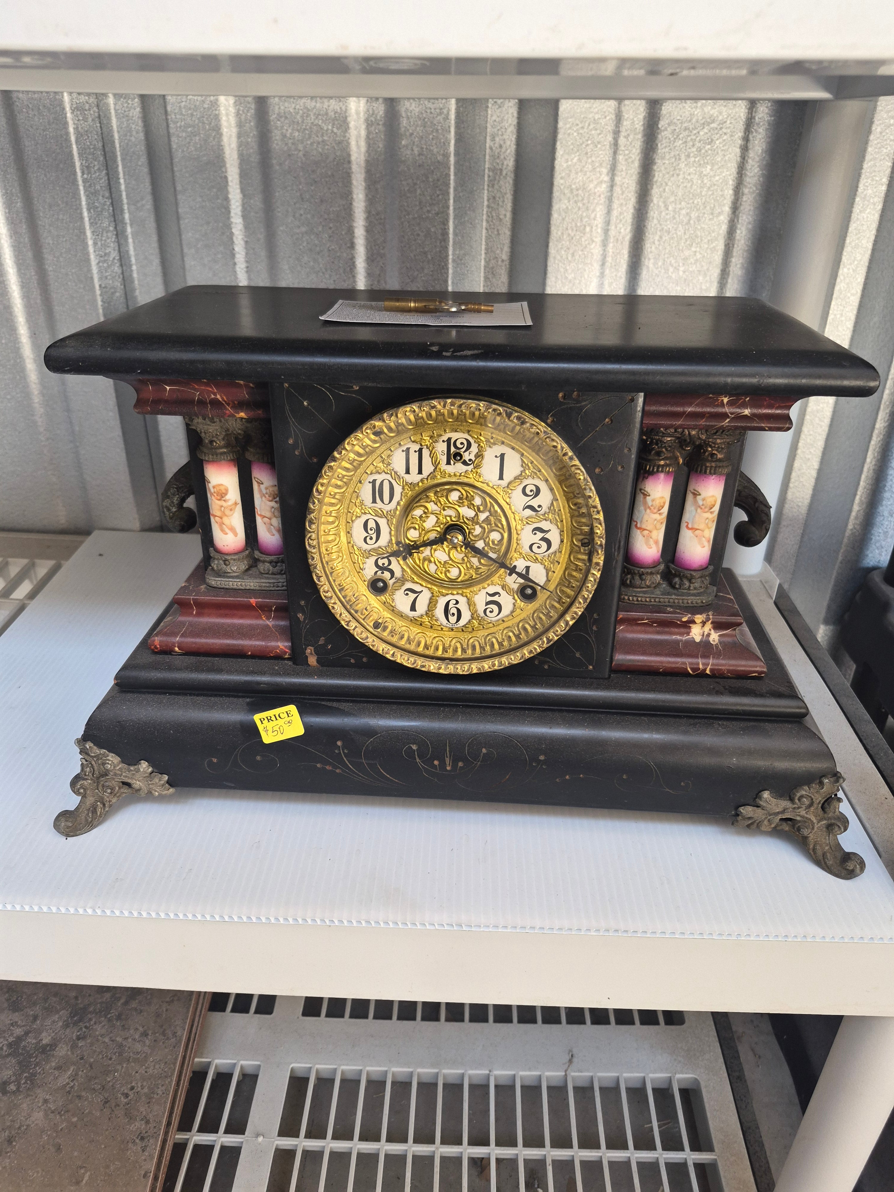 Mantle clock circa 1890