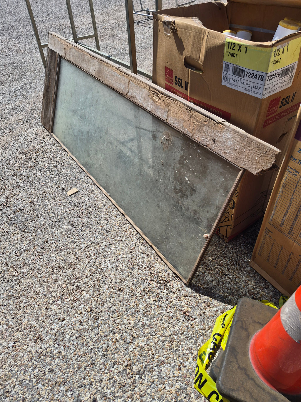 Double pane glass for repurpose