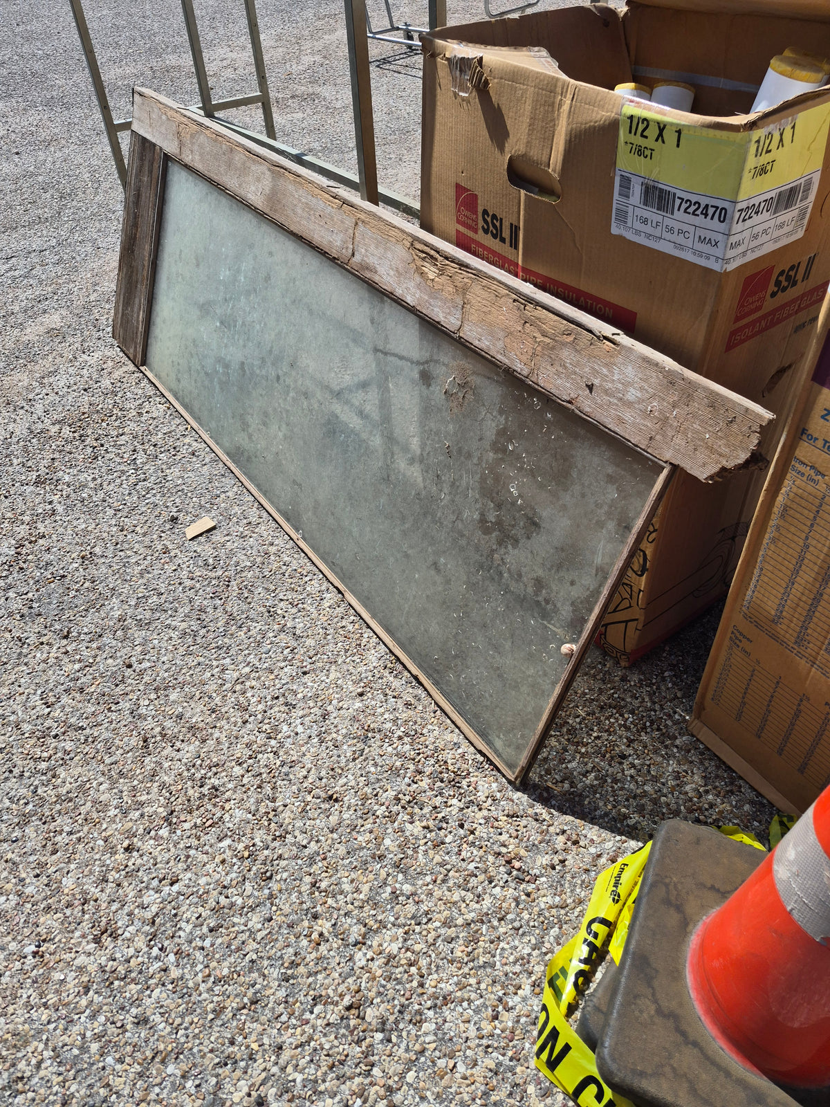 Double pane glass for repurpose