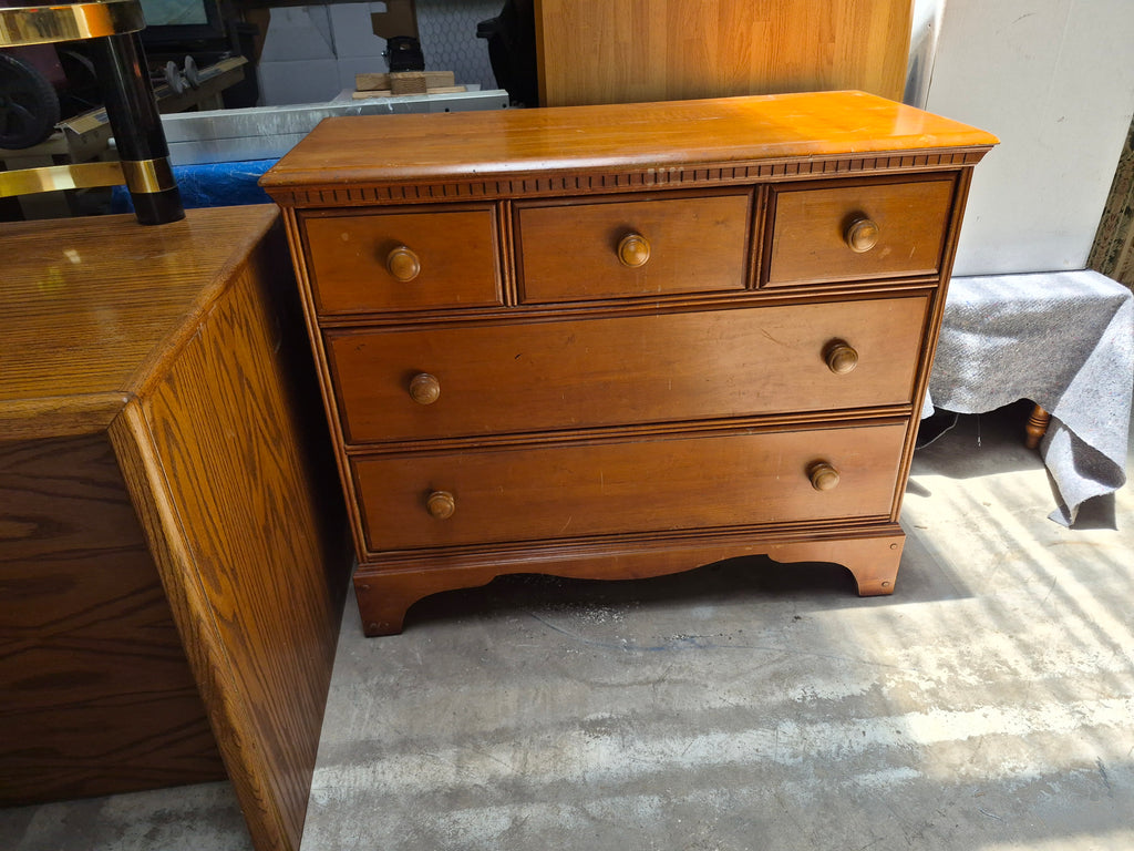 Vintage chest of drawers with mirror