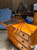 Vintage chest of drawers with mirror