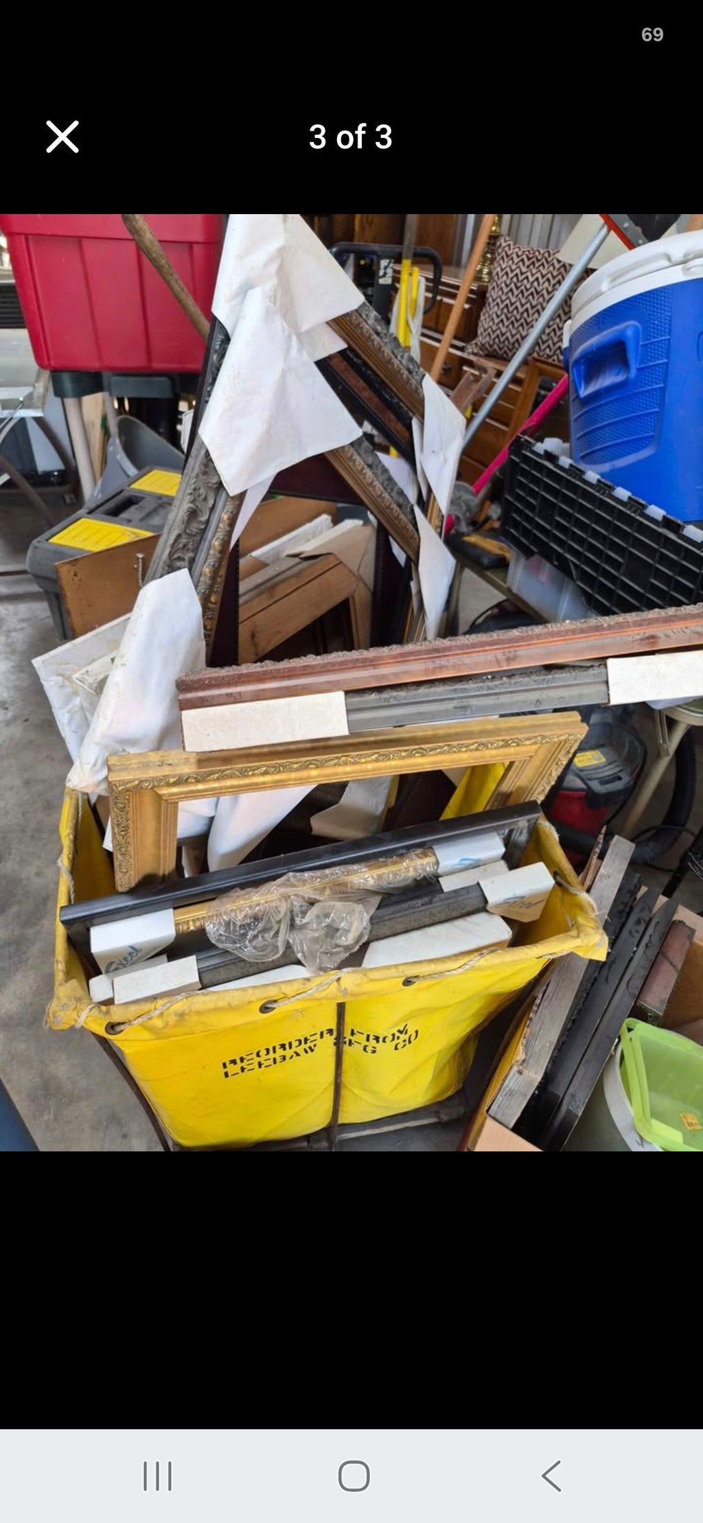 Picture frames, unused from storage