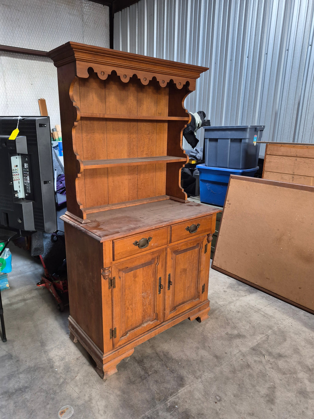 Vintage kitchen hutch